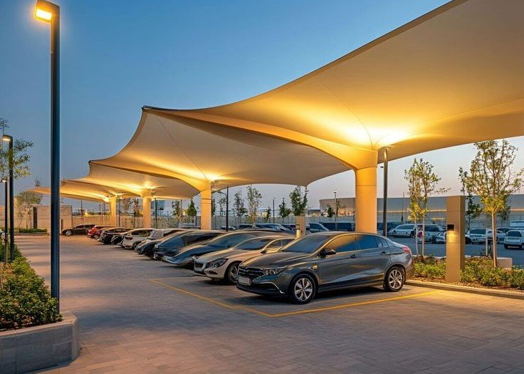 مظلات سيارات في الرياض بتصاميم حديثة