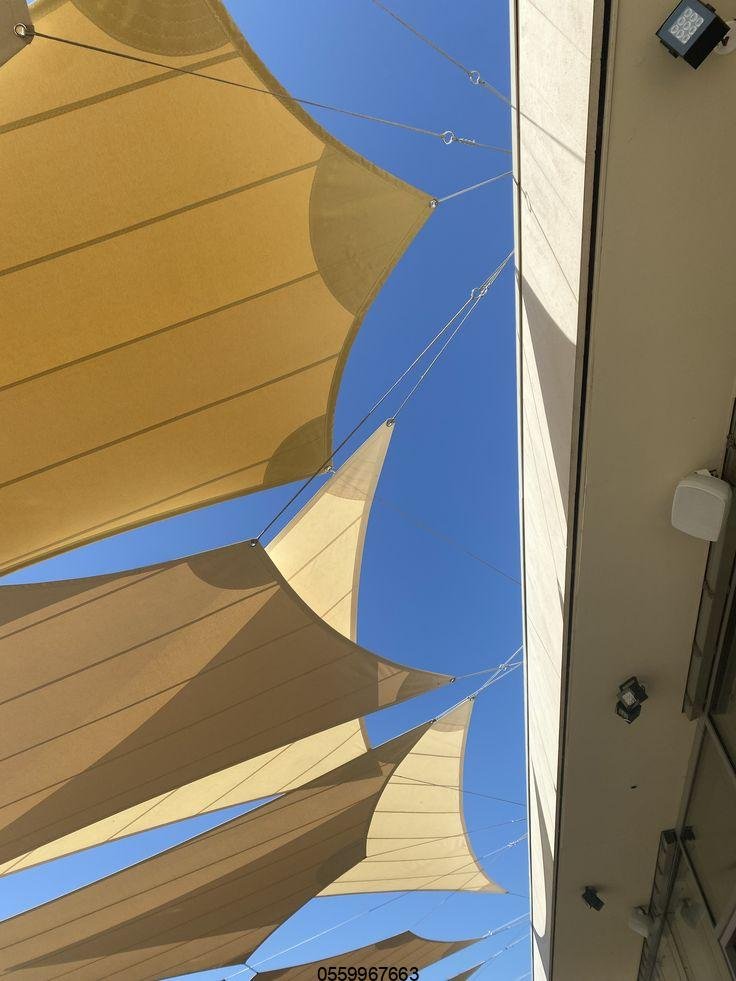 تركيب مظلات شراعية عالية الجودة في الرياض