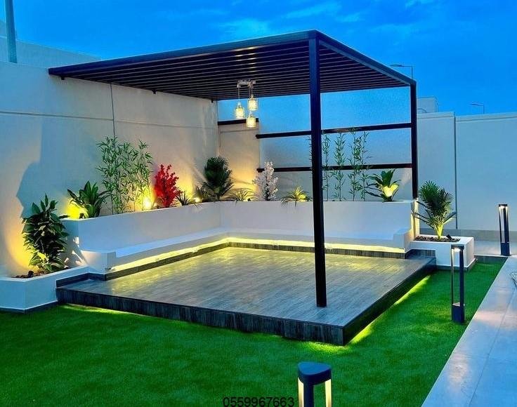 برجولات معدنية في الرياض بأفضل التصاميم الحديثة
