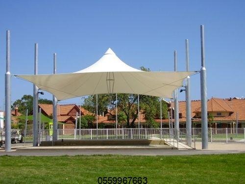 مظلات هرمية في الرياض بتصاميم عصرية