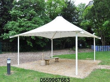 مظلات هرمية في الرياض بجودة عالية ومضمونة