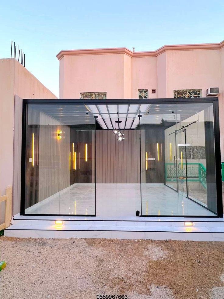 مجالس زجاجية للاستراحات العائلية في الرياض