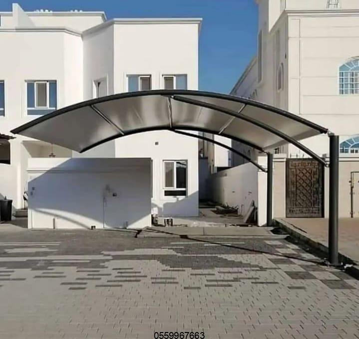 مظلات سيارات للمولات حي النرجس|تصميم مظلات مواقف سيارات في الرياض